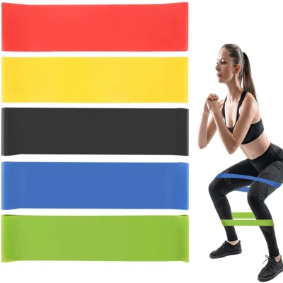 Yoga Fitness Resistance Bands Rubber Fitness Equipment Pilates Sport Training Workout Elastic Band Excercise Loop Bands