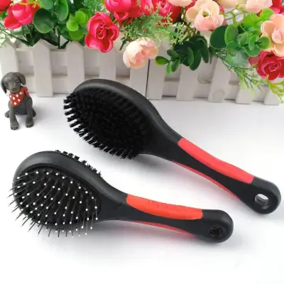 huanhuang® Double-sided Long Short Hair Dog Cats Comb Puppy Pet Fur Grooming Shedding Brush