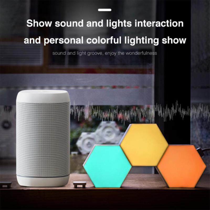 Đèn Ngủ LifeSmart Cololight Lượng Tử, Hình Lục Giác, Điều Khiển Bằng Giọng Nói, Có WiFi
