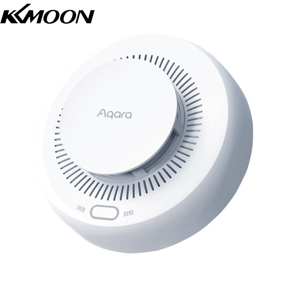 KKmoon Aqara Smart Smoke Detector Zigbee Fire Alarm Monitor Sound Alert Home Security APP Remote Control