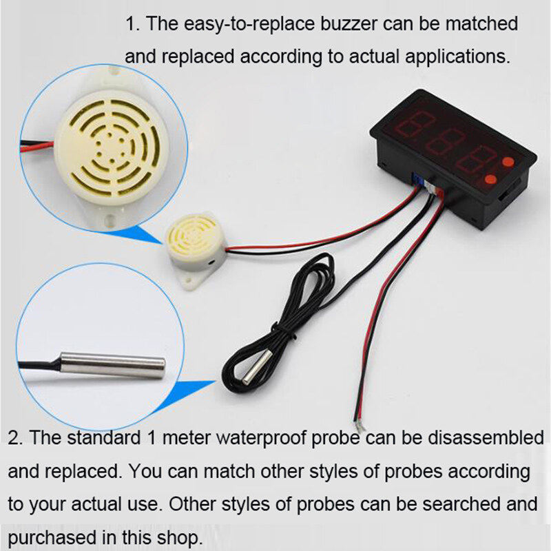 XH-B330 Digital Thermometer Upper and Lower Limit Temperature Alarm Meter