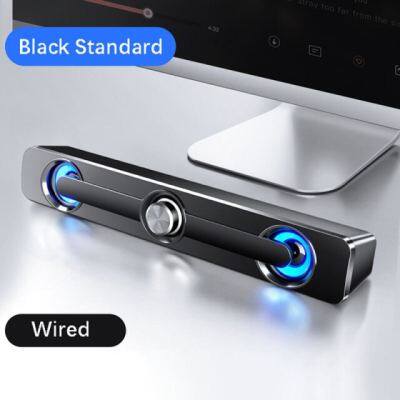 9D ลำโพง Sound Bar 30W 5.0 PC โฮมเธียเตอร์ Aux 3.5มม.ไร้สายสำหรับทีวีคอมพิวเตอร์บ้าน Surround SoundBar สเตอริโอ