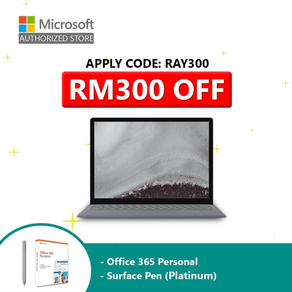 Microsoft Surface Laptop 2 i5/8/128GB + Pen (Platinum) + Office 365 Personal Malaysia