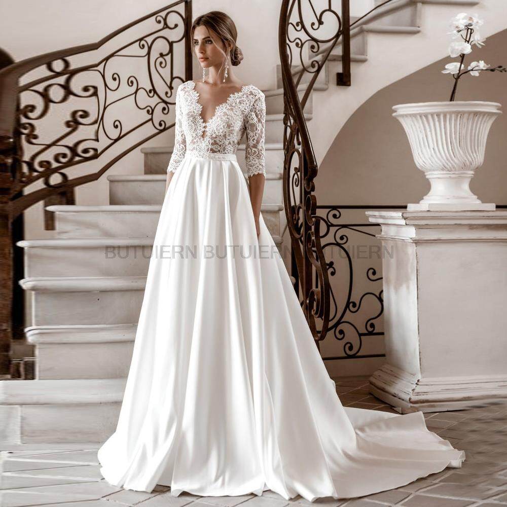 Bridal Gown Satin Wedding Lace - Best 