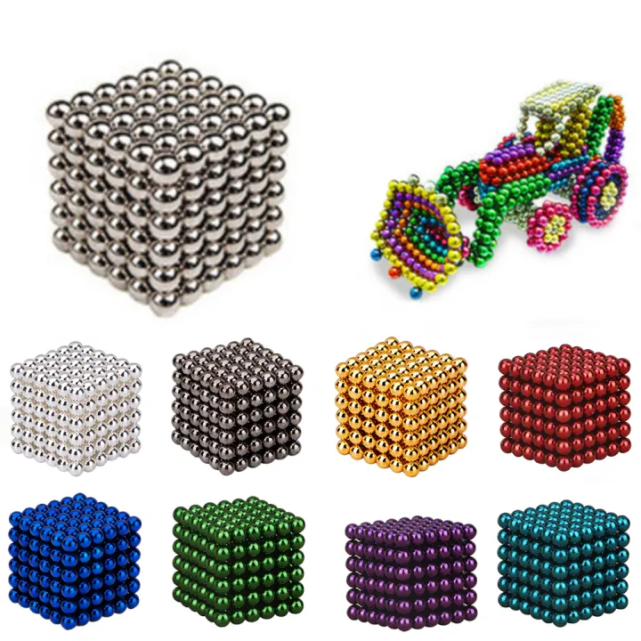 3mm Colorful 216PCS Magnetic Balls Toys 