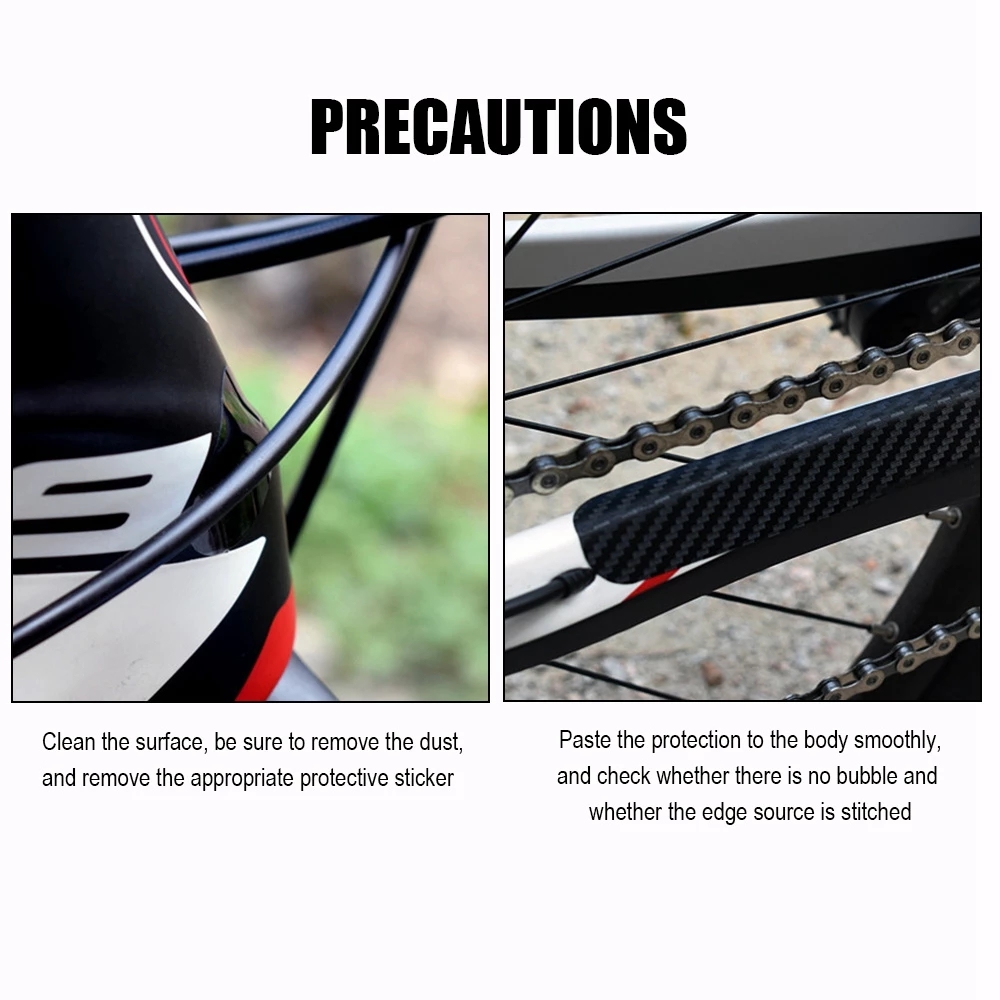 【Chasers Outdoor Store】 Bicycle Protective Sticker Scratch Resistant ...