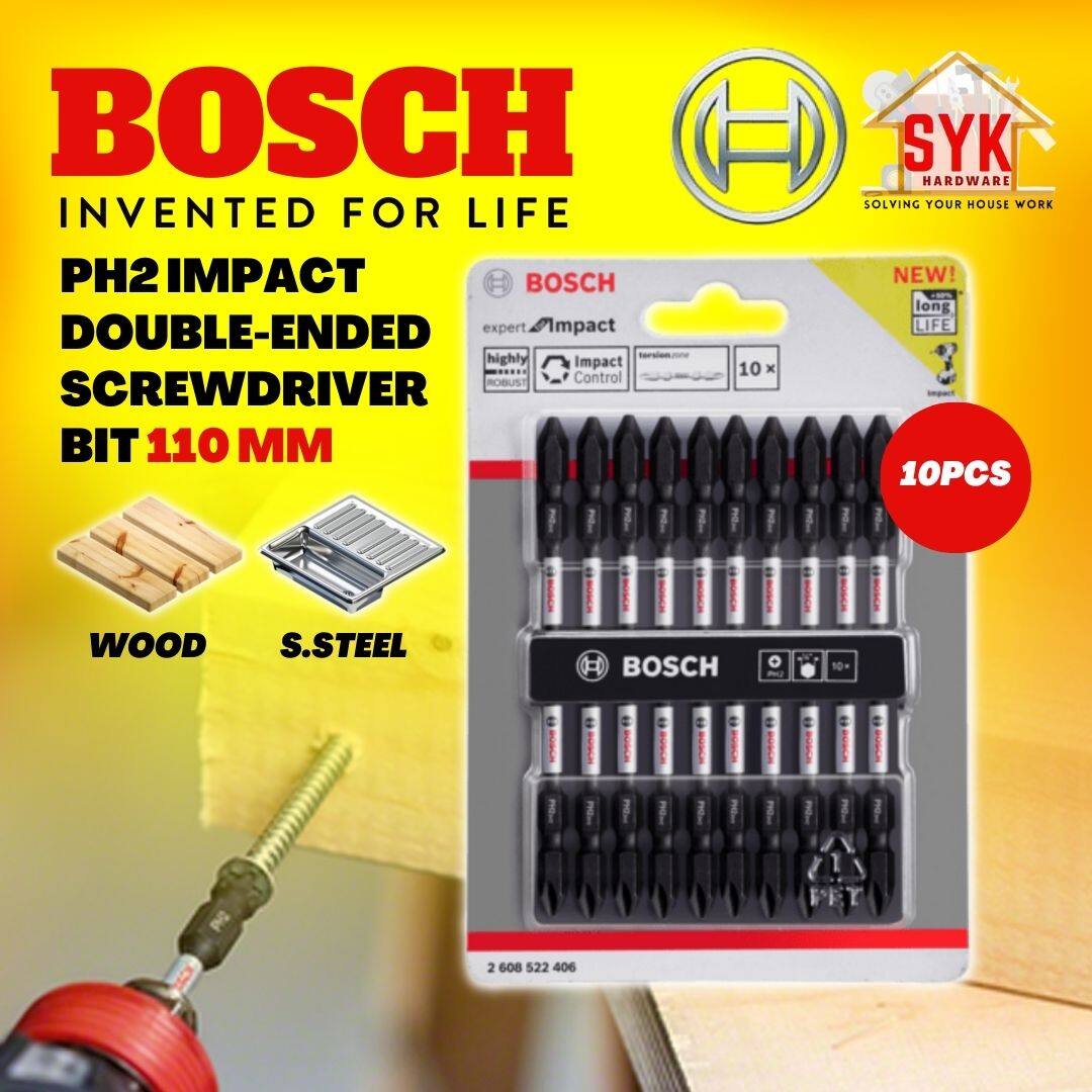 SYK BOSCH PH2 110mm 10pcs Expert For Impact Double-ended