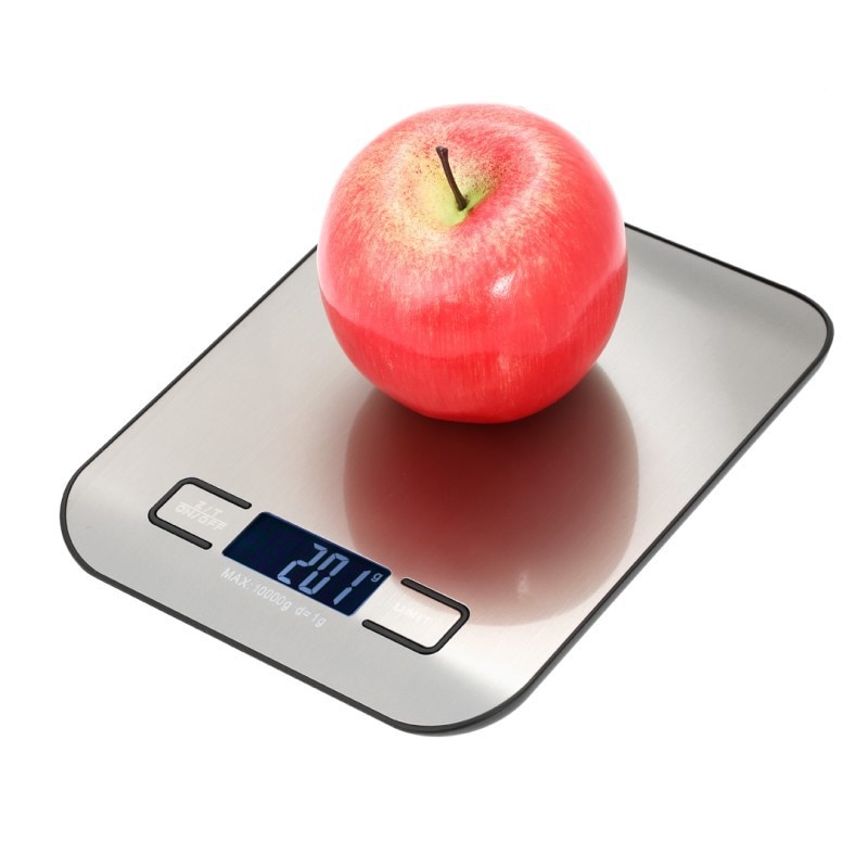Digital Kitchen Scale 10Kg 5Kg Precision Electronic Food Scale For Cooking And Baking Measuring Tools Stainless Steel Balance
