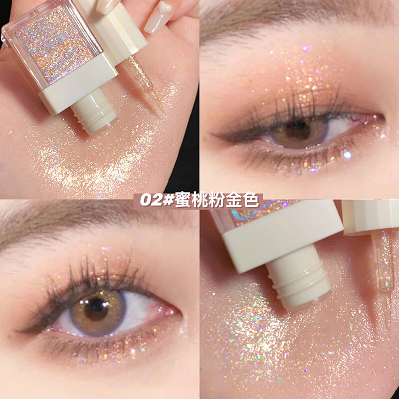 Liquid Eyeliner Eyeshadow Liquid Shimmering Highlighter Eyeshadow Solution Monochrome Eye Shadow Solution Matte Eyeshadow Liquid