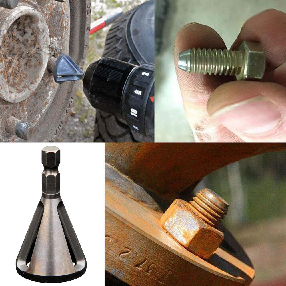 lentils Deburring External Chamfer Tool Drill Bit Hexagon Shank Drilling Burr Remover