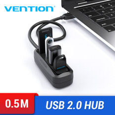 Vention HUB chia USB 4 cổng Adapter USB Splitter with LED Indicator USB Hub for Macbook Pro PC Computer Tablet Hub Multi USB Hab 2.0