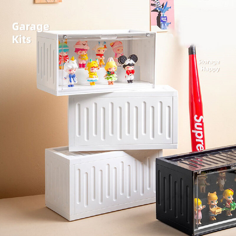 Blind box figure storage box bubble matte container doll toy doll model display stand wall