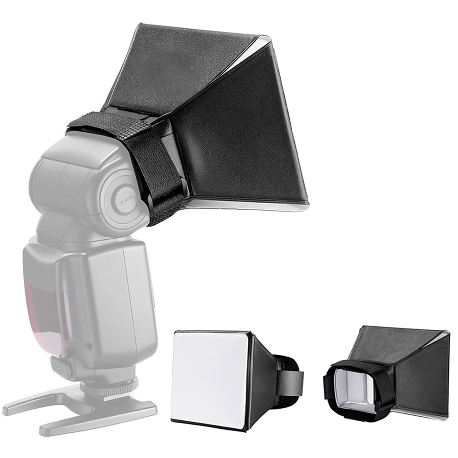 Flash Diffuser High Transmittance Soft Light Effect Ultra-thin Universal Flash Speedlite Softbox Diffuser for Indoor Flash Diffuser High