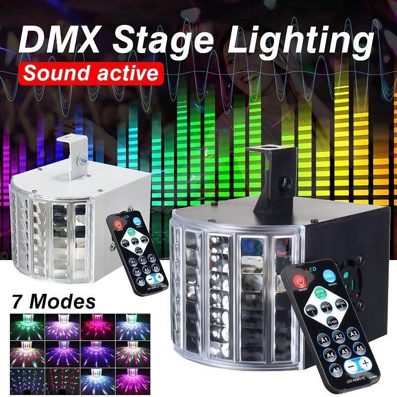 Đèn LED 18W RGB Disco DJ Thanh Đảng Chiếu Đèn Âm Thanh Actived Điều Khiển Giọng Nói/Pháo Tự Hành/ DX512 W/Điều Khiển Từ Xa Strobes Hiệu Ứng Ánh Sáng Sân Khấu 7CH Nhà Cưới Karaoke Sinh Nhật