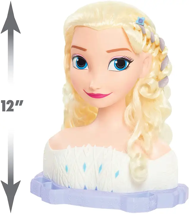 disney frozen deluxe elsa styling head