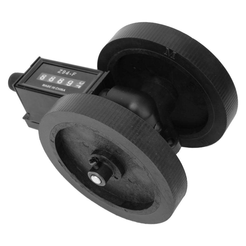 Five Digit Length Rolling Length Meter Measuring Tool Leather Cable Plastic Length Rolling Counter 0~9999.9