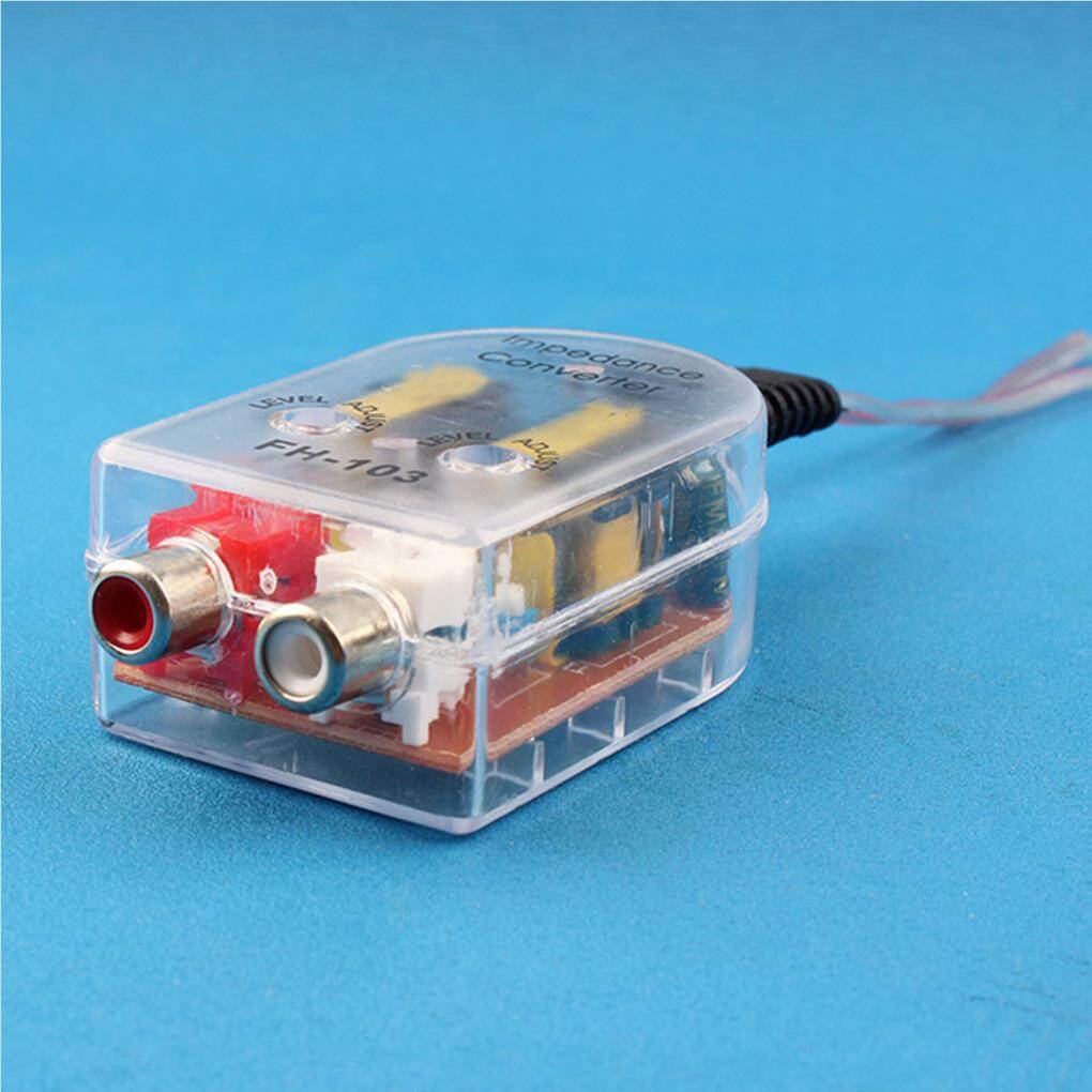 Car High-To-Low Audio Converter Truck Auto Amplifier Conversion Replacement