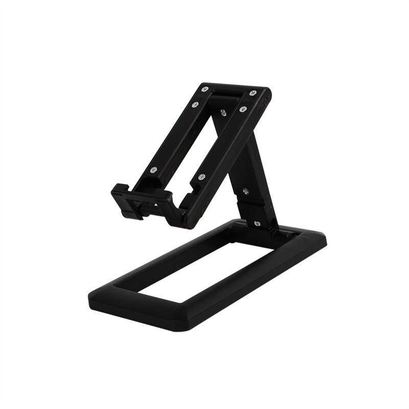 Foldable Tablet Mobile Phone Desktop Phone Stand Compatible with IPhone IPad for Samsung Desk Holder Adjustable Desk Bracket Smartphone Stand