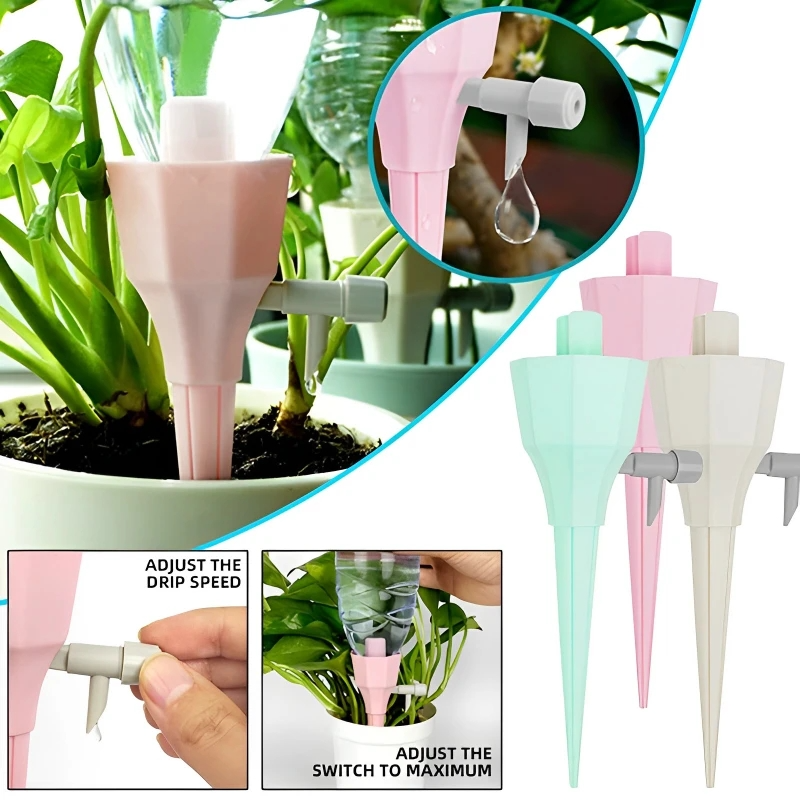 3 cái có thể điều chỉnh tự tưới nhỏ giọt hệ thống tự động cây tưới nước kit hoa nhà kính tự động tưới nước trong nhà Thiết bị nhỏ giọt