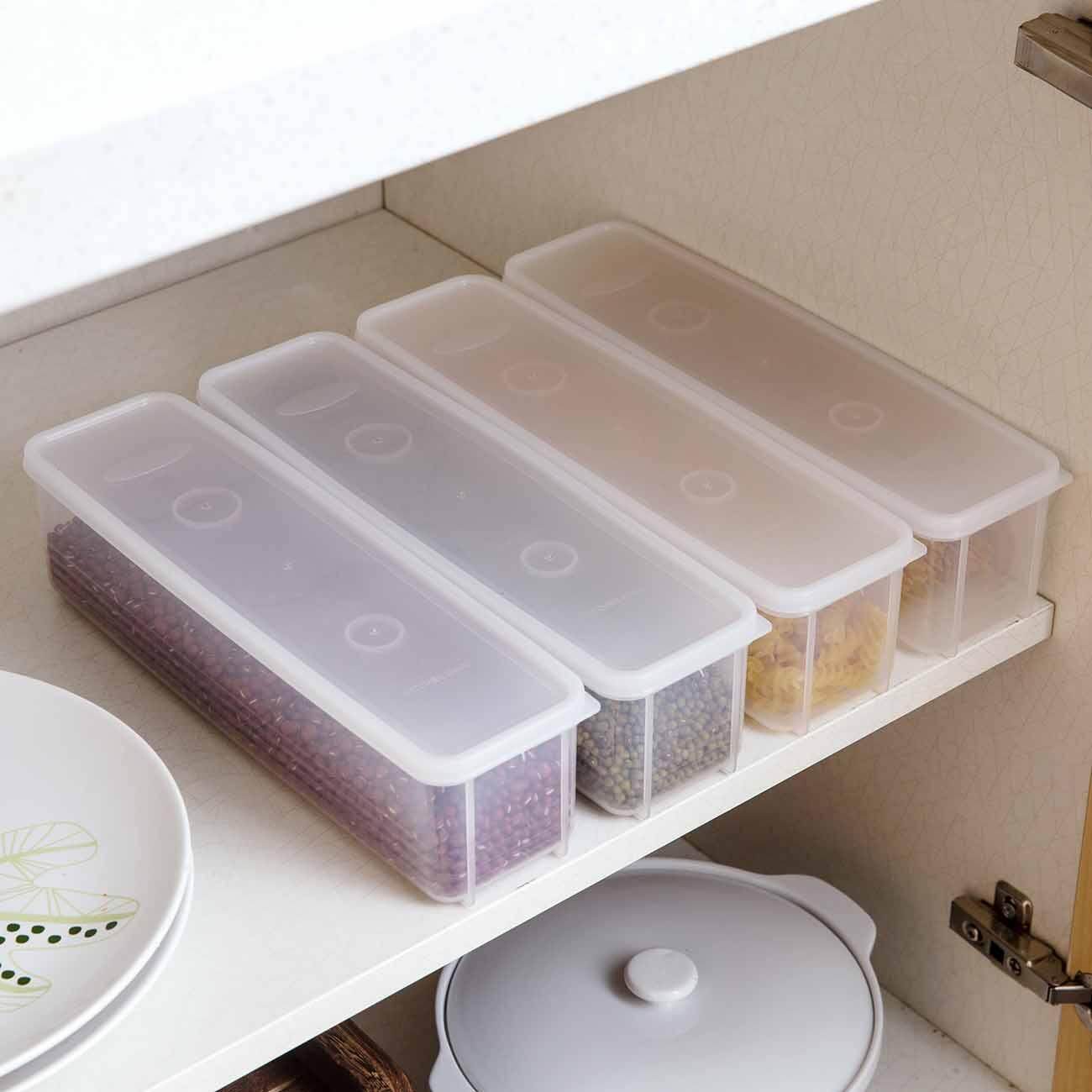 Kitchen Plastic Sealed Box Pasta Storage Box Tableware Storage Box