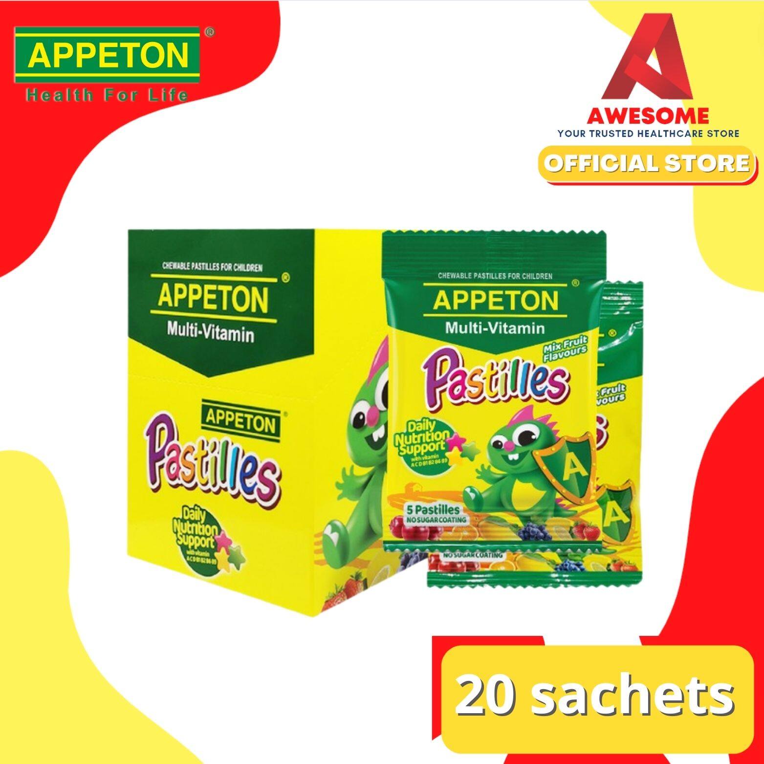 Appeton Multivitamin Pastilles (20 Sachets) | Lazada