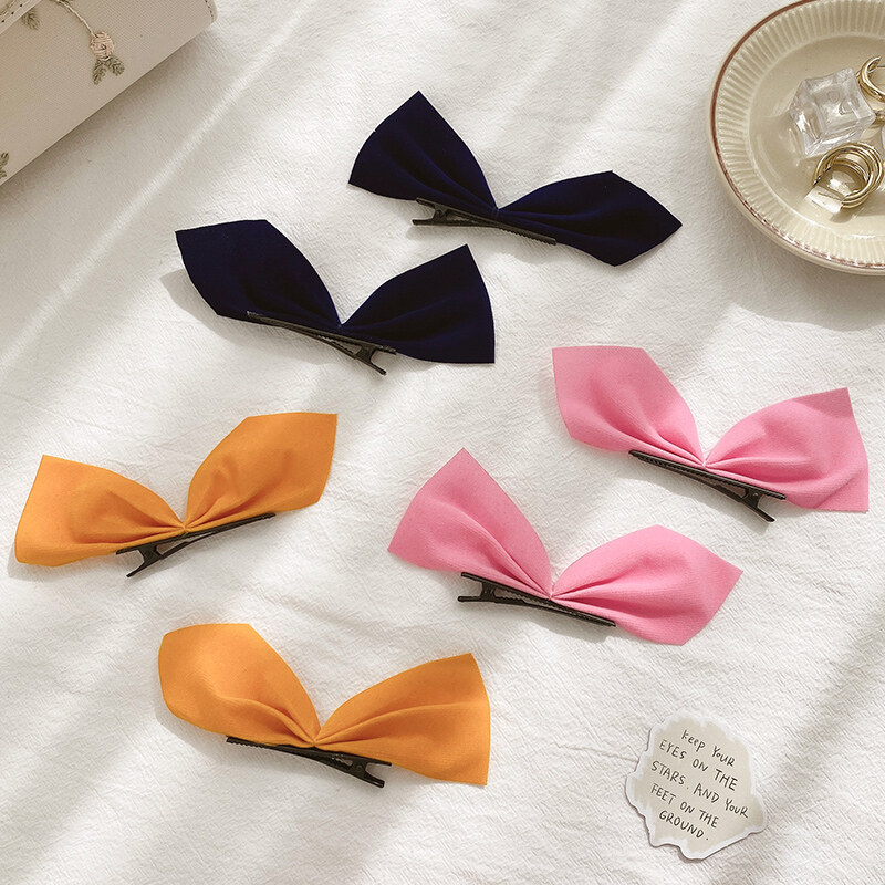 Fashion bow hair clip for women