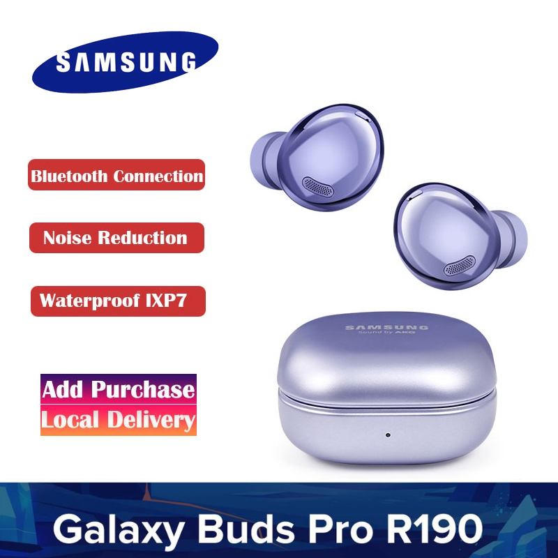 【Original 100】Samsung Galaxy Buds 2 Pro / Buds2 Pro TWS Wireless Bluetooth Earbuds Bluetooth 5.2 Headphones with Mic Active Noise Cancelling Headphones Waterproof Wireless Earbuds In-Ear Subwoofer Stereo Headphones