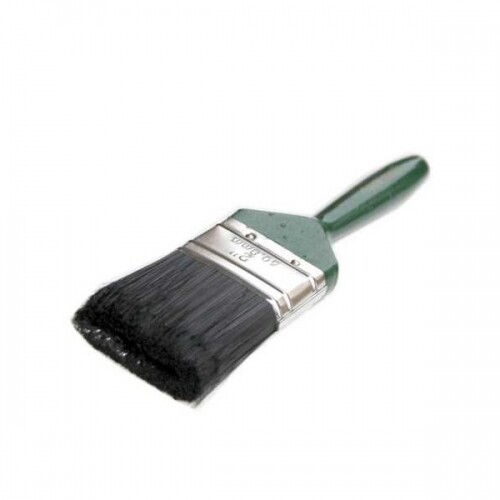 Halal Berus Cat ; Paint Brush Painting Wall Green Handle For Wood Metal