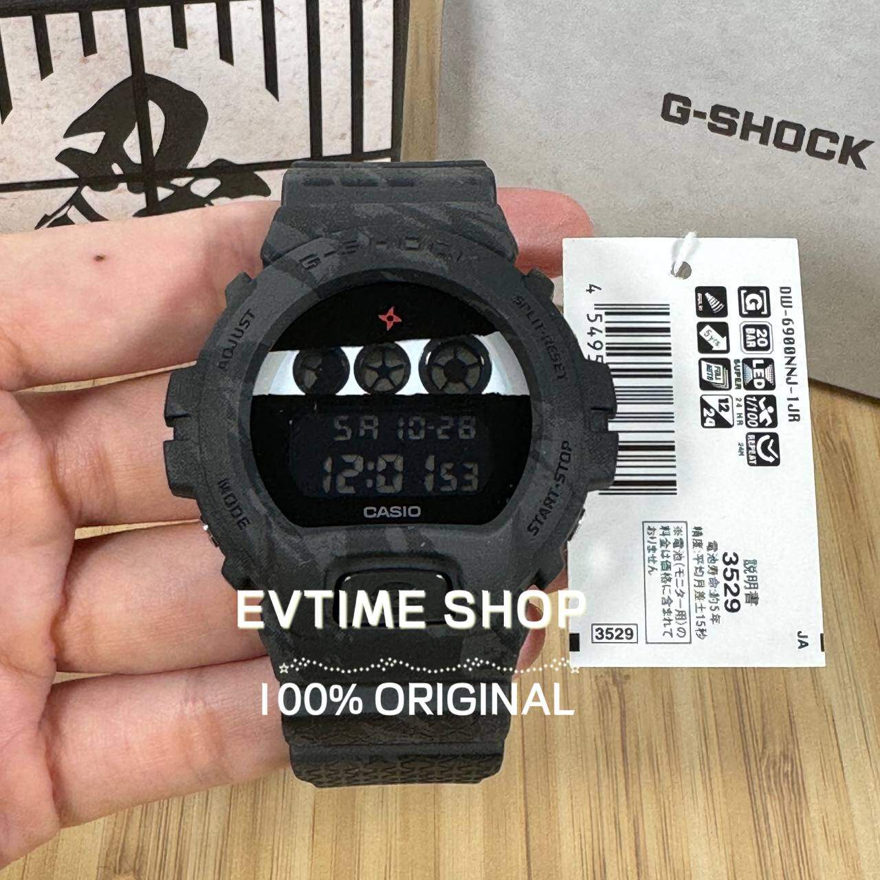 JAPAN SET 100% ORIGINAL CASIO G-SHOCK NINJA SERIES DW-6900NNJ-1JR