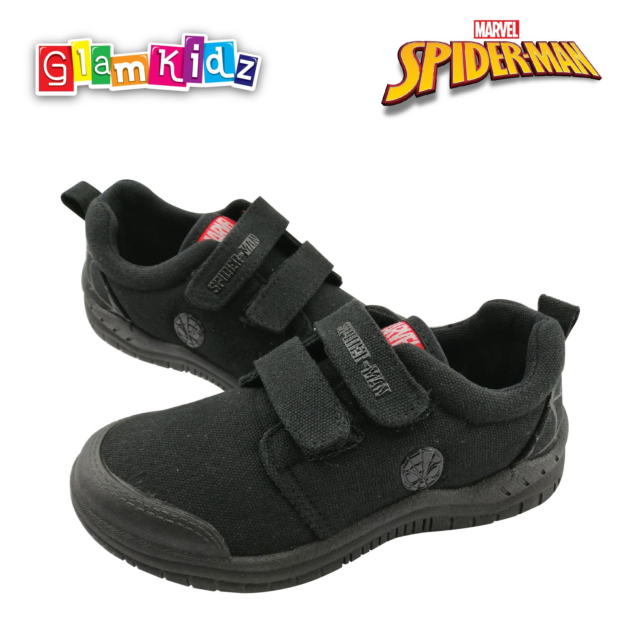 Spider Man Flashing Trainers Marvel Spiderman Children Black