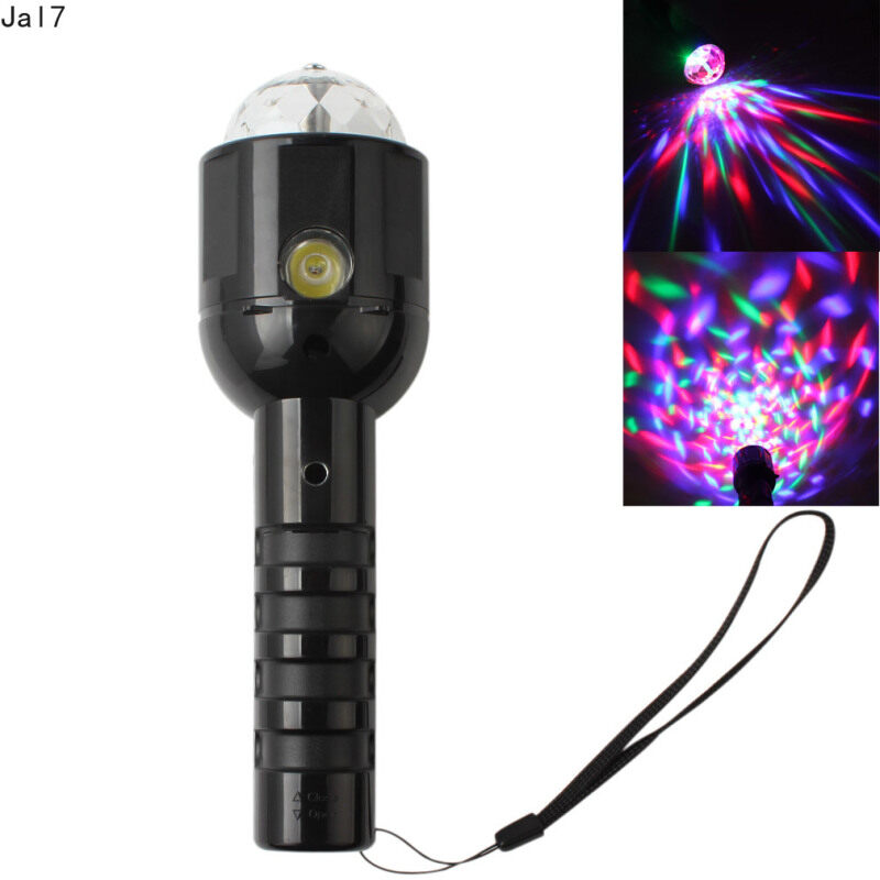 Đèn Pin Sân Khấu Đèn Sân Khấu Pha Lê Nhiều Màu LED RGB 3W 5V Thích Hợp Cho Quán Bar DJ/Tiệc/KTV/Sân Khấu/Sàn Nhảy/Hòa Nhạc