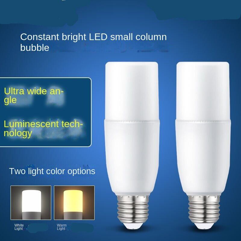 HOME MI🔥Ready Stock🔥Ultra-bright Dimmable LED Bulb E27/B22-220V Thread 3W White Warm Light No Flicker Energy-saving Lamp Bedroom Lamp Restaurant Pendant Lamp Yuba Lamp Eye Protection Lamp Cylindrical Cylindrical Lamp Bulb 节能灯 卧室灯 餐厅吊灯 浴霸灯 护眼灯 柱形圆柱灯