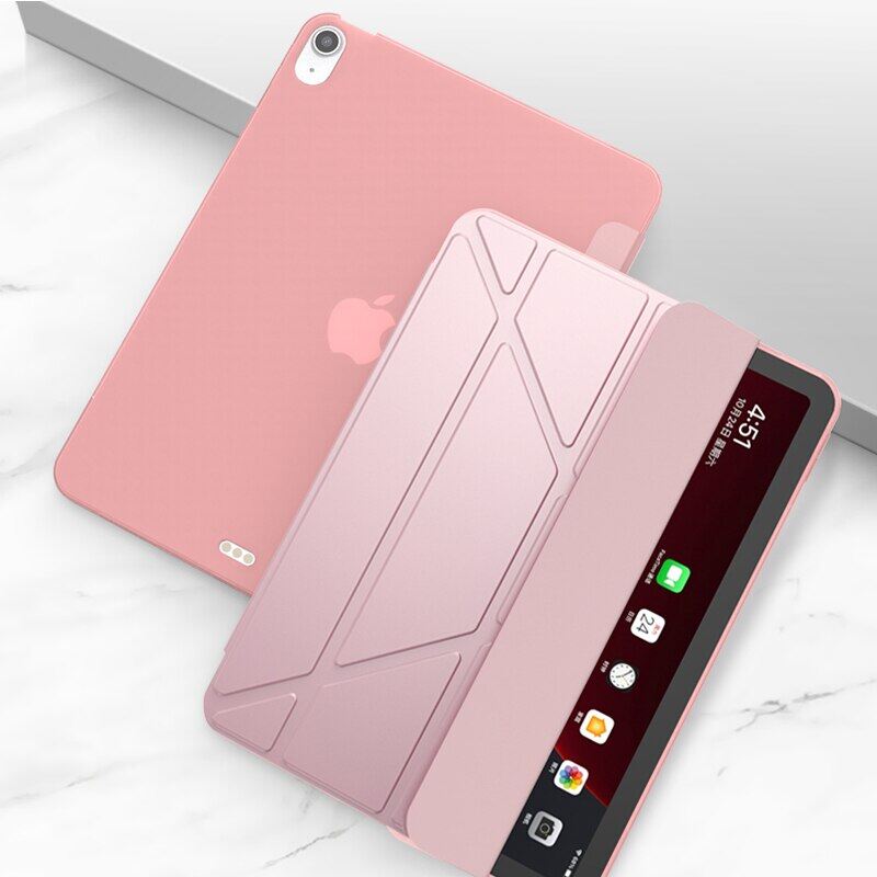 Case Cover for IPad 9 2 3 4 5 6 7 8 Silicone Magnetic Smart Cover Soft TPU Back Protective Case for IPad Air 1 2 3 4 Mini1 2 3 4 5 Back Cover Tablet Support