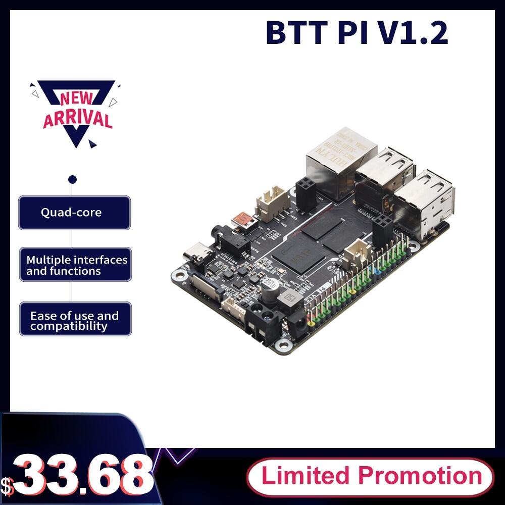 BIGTREETECH BTT PI V1.2 Quad Core Processor With 2.4G Wifi 40Pin GPIO VS Raspberry PI For Klipper I3 Corexy 3D Printer Diy User