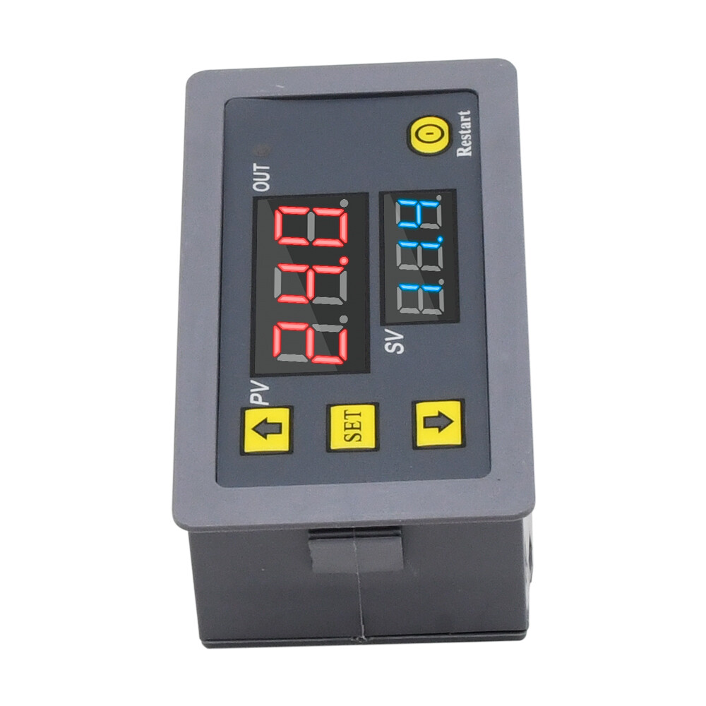 Original AC 110V 220V Digital Time Delay Relay Dual LED Display Cycle Timer Control Switch Adjustable Timing Relay Time Delay Switch