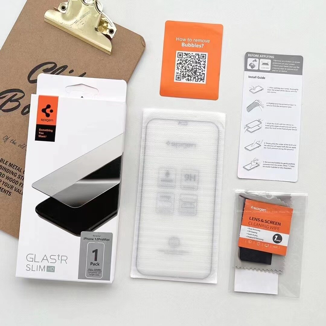 Spigen glas.tr ez fit & slim hd compatible iphone 14 pro max 14 plus 14 pro 14 tempered glass for iphone 13 pro max 13 pro iphone 13 12 pro max screen protector
