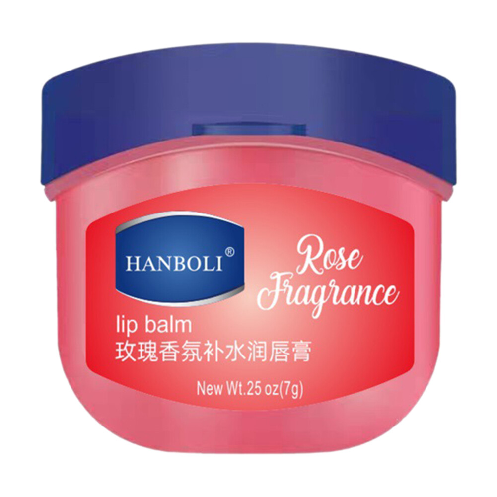 Set 4 son Vaseline dưỡng môi HANBOLI bổ sung độ ẩm làm hồng môi, Combo son dưỡng nội địa trung HANBOLI 4 hủ chứa vitamin E bổ sung độ ẩm