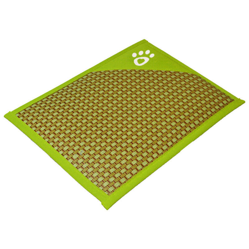 Đẹp Thoải Mái Sọc Mỏng Thiết Kế Antislip Mùa Hè Làm Mát Pet Mat LX