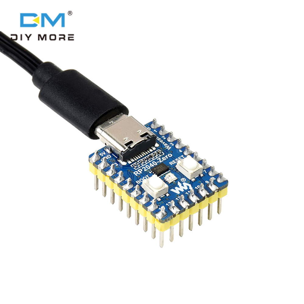 diymore Bo Mạch Phát Triển PICO Vi Điều Khiển Raspberry Pi RP2040-Zero Không Có Đầu Ghim
