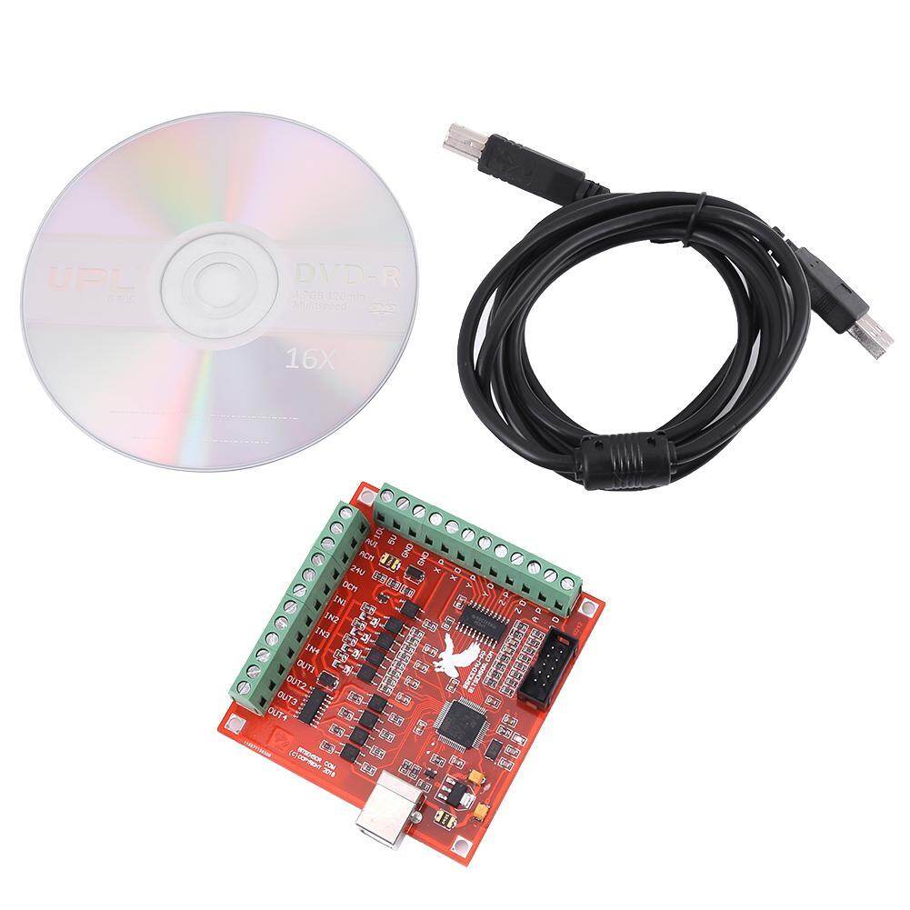 USB MACH3 100Khz Motion Controller Card Breakout Board for CNC Engraving