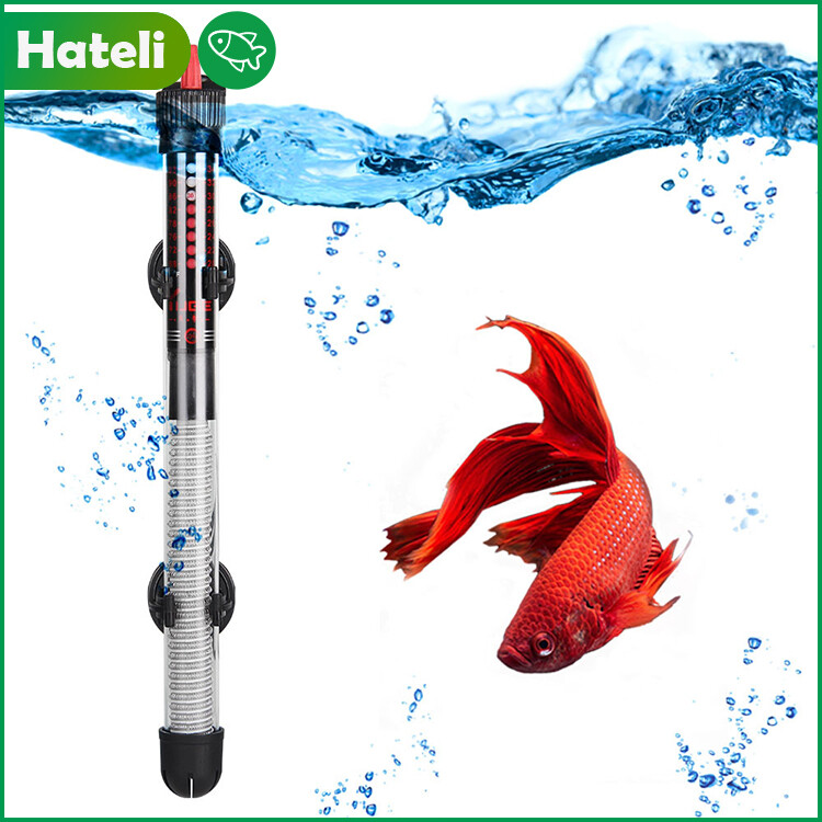 【HATELI】（50W）Aquarium Accessories Fish Tank Heating Rod Aquarium Automatic Constant Temperature Heating Rod Tortoise Heating Rod Constant Temperature Rod
