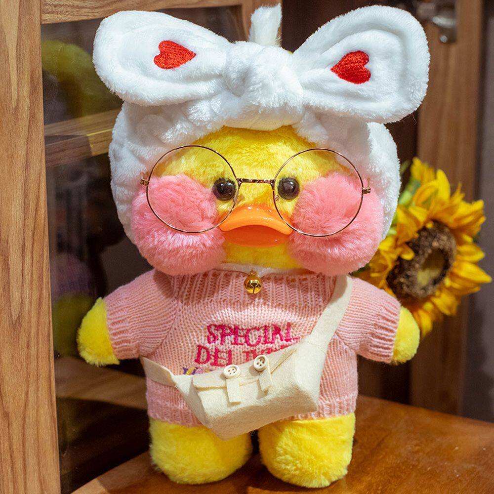 duck with big cheeks plush