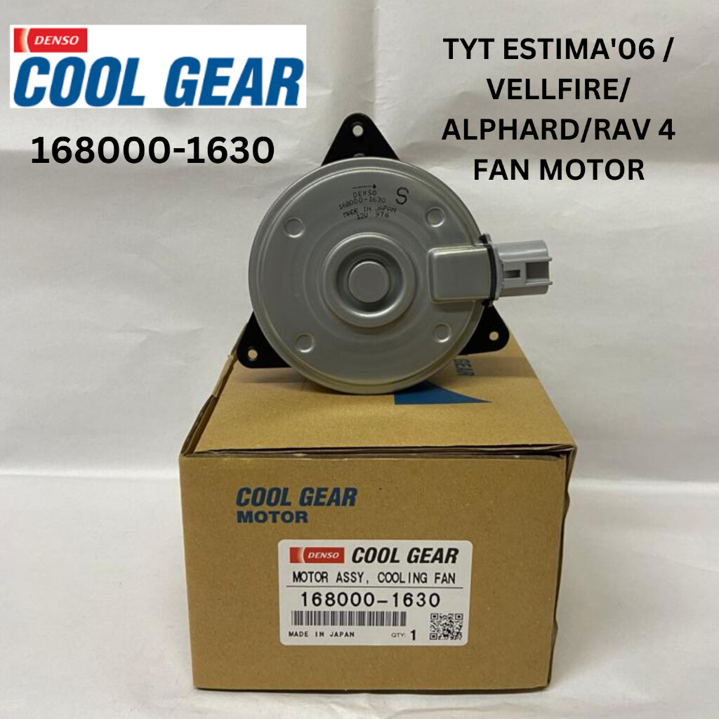 1630 様 TOYOTA RADIATOR FAN MOTOR 168000-1630 / 8140 (DENSO