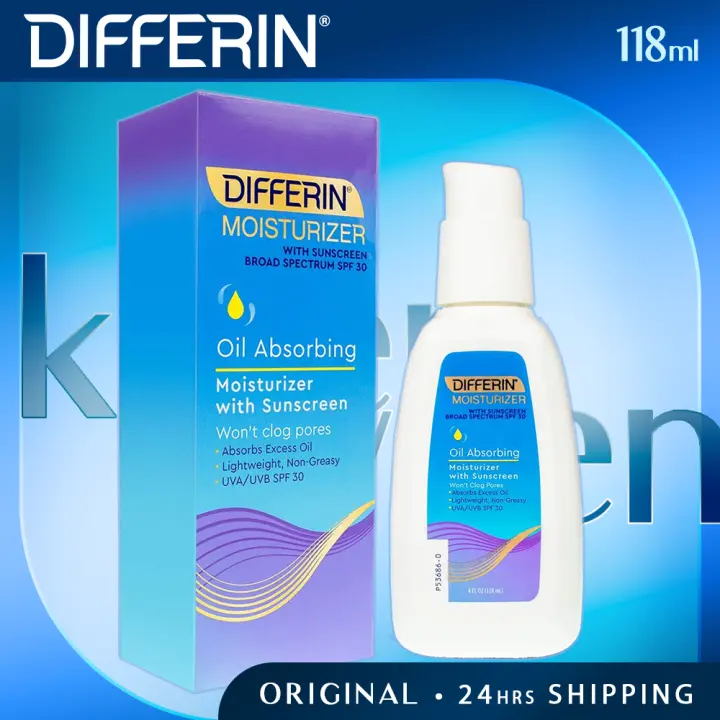 differin oil absorbing moisturizer with sunscreen
