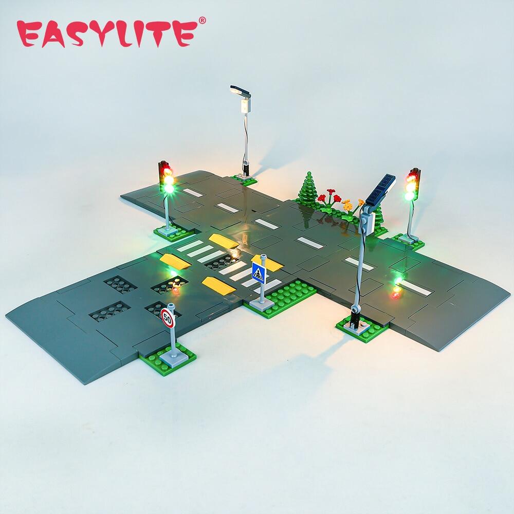 LED Light Up Kit For 60304 MOC City Intersection Road Plates Lane ...