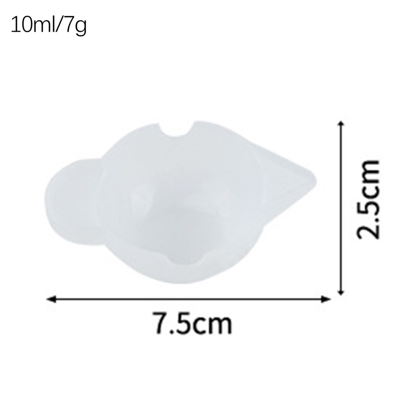 Silicone Measuring Cup With Clear Scale Food Grade Durable Non-stick DIY Cake Epoxy Resin Jewelry Making Kitchen Baking Tools