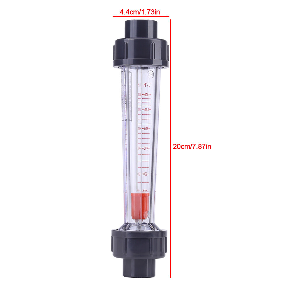 Máy Đo Lưu Lượng Nước Loại Ống Nhựa 100-1000L/H Lưu Lượng Kế, LZS-15