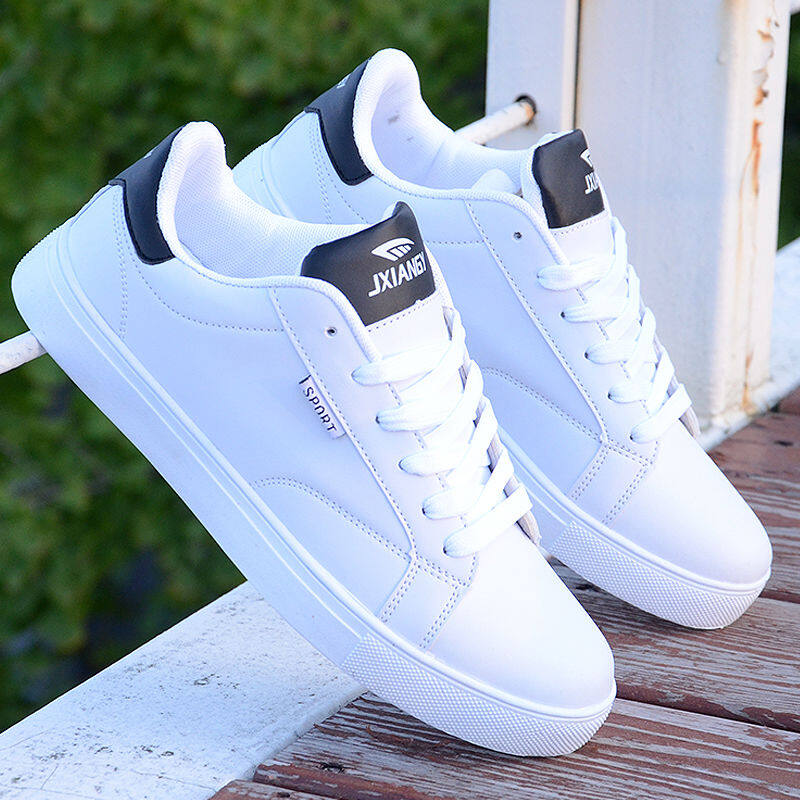 Valazo Korean version of the new trendy men's shoes 2020 autumn, summer and spring leisure sports students all-match board shoes trendy shoes white shoes men