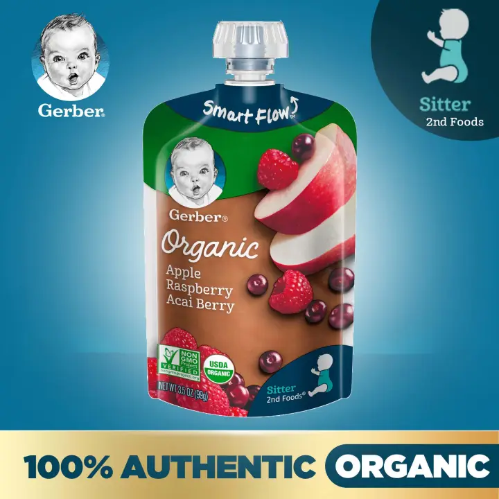 gerber organic puree