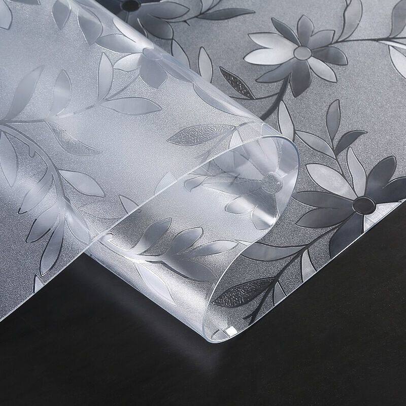 RBF329โปร่งใสกันน้ำ Tablecloth Oilproof และกันความร้อนพลาสติก PVC ตาราง